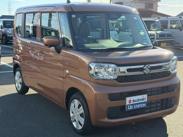 スペーシア ＨＹＢＲＩＤ　Ｇ　全方位カメラナビ　オートライト　バックカメラ　Ｂｌｕｅｔｏｏｔｈ　スライドドア　プッシュスタート　オートエアコン　禁煙車　スズキセーフティーサポート　衝突被害軽減システム　アイドリングストップ　衝突安全ボディ（5枚目）