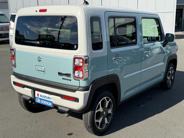 ハスラー ＨＹＢＲＩＤ　Ｘターボ　３型　オートライト　プッシュスタート　シートヒーター　オートエアコン　禁煙車　スズキセーフティーサポート　衝突被害軽減システム　アイドリングストップ　横滑り防止機能　衝突安全ボディ　盗難防止システム（6枚目）