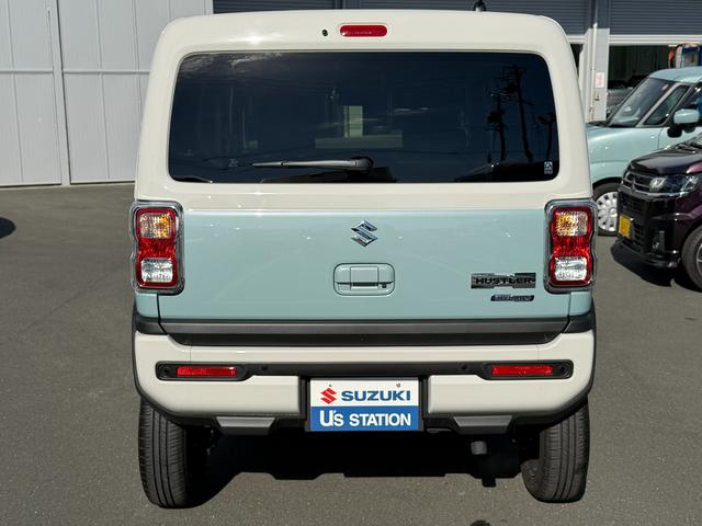 ハスラー ＨＹＢＲＩＤ　Ｘターボ　３型　オートライト　プッシュスタート　シートヒーター　オートエアコン　禁煙車　スズキセーフティーサポート　衝突被害軽減システム　アイドリングストップ　横滑り防止機能　衝突安全ボディ　盗難防止システム（7枚目）
