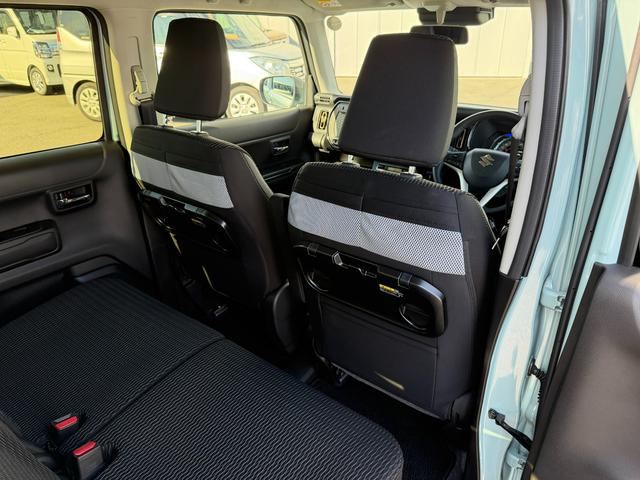 ハスラー ＨＹＢＲＩＤ　Ｘターボ　３型　オートライト　プッシュスタート　シートヒーター　オートエアコン　禁煙車　スズキセーフティーサポート　衝突被害軽減システム　アイドリングストップ　横滑り防止機能　衝突安全ボディ　盗難防止システム（54枚目）