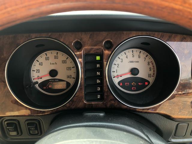 ミラジーノ ジーノ　同色全塗装仕上後期ウッドパネルウッドコンビハンドルハーフレザーシートミニライトホイールキーレス装備、タイヤＴベルトＷ／Ｐマウントバッテリー新品交換コーティング済安心保証１２カ月（40枚目）