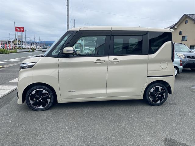 ルークス ハイウェイスター X 快適パックA 純正SDナビ CD DVD SD フルセグTV 全方位カメラ 片側パワスラ 横滑り防止装置 衝突軽減ブレーキ アイドリングストップ 純正AW(4枚目)