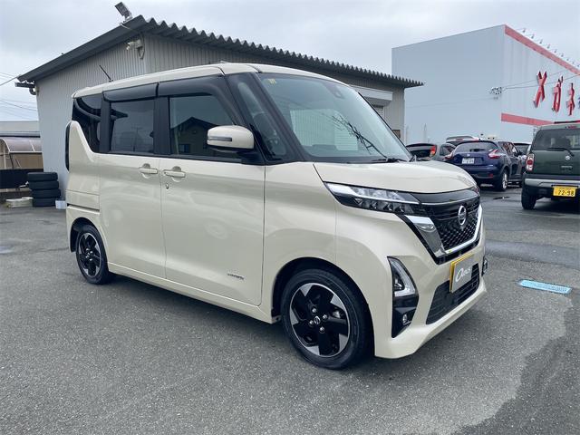 ルークス ハイウェイスター X 快適パックA 純正SDナビ CD DVD SD フルセグTV 全方位カメラ 片側パワスラ 横滑り防止装置 衝突軽減ブレーキ アイドリングストップ 純正AW(5枚目)