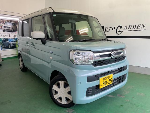 スペーシア ハイブリッドX セーフティプラスパッケージ 全方位モニタ付き 当店展示車♪ 走行距離なんと1500キロ! セーフティプラスパッケージ♪全方位モニター付♪ メモリーナビゲーション♪ スズキコネクト対応通信機装着車♪ アダクティブクルーズ オットマン(2枚目)