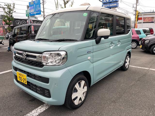 スペーシア ハイブリッドX セーフティプラスパッケージ 全方位モニタ付き 当店展示車♪ 走行距離なんと1500キロ! セーフティプラスパッケージ♪全方位モニター付♪ メモリーナビゲーション♪ スズキコネクト対応通信機装着車♪ アダクティブクルーズ オットマン(3枚目)