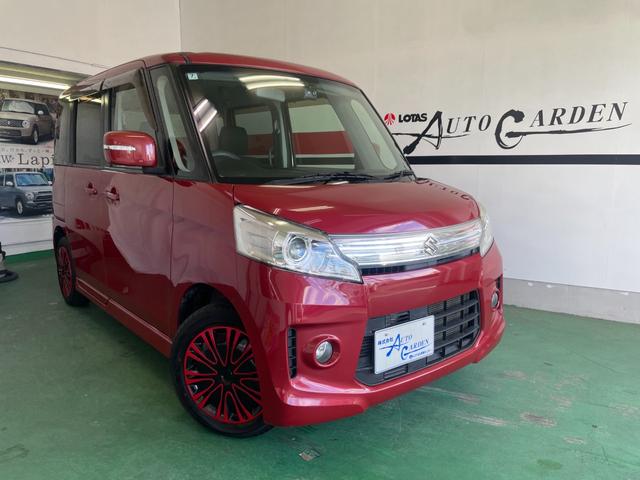 スペーシアカスタム XS 修復歴無し 保証付き 走行9.6万キロ Rカメ 両面パワースライドドア ETC ドラレコ キーレススタート メモリーナビ BT付 iストップ Sキー DVD再生 AAC 衝突安全ボディ(2枚目)