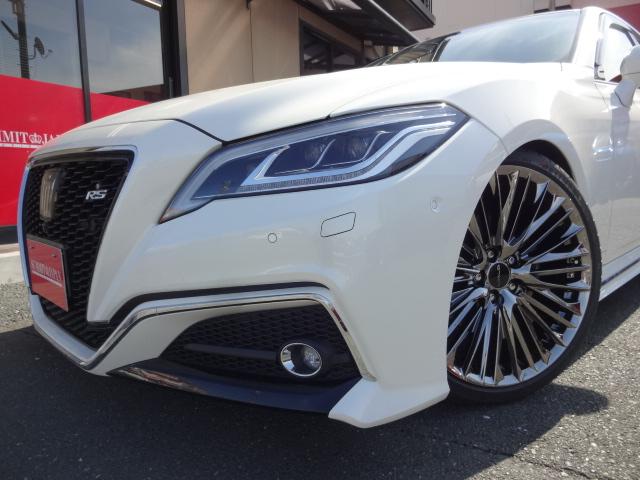 RS アドバンス 白革 サンルーフ 新作WALD20インチAW HKS車高調キット 3眼LEDヘッドライト シーケンシャルウィンカー パノラマビューモニター BSM TSS クリアランスソナー ベンチレーションシート(2枚目)