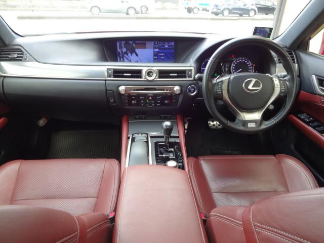 ＧＳ ＧＳ４５０ｈ　Ｆスポーツ　★サンルーフ★マーベリック２０インチＡＷ★ＨＫＳ車高調キットローダウン★ＴＲＤフルエアロ★ＴＲＤ４本出しマフラー★赤革★マークレビンソン★３眼ＬＥＤヘッドライト★純正ワイドナビ★フルセグ★ＤＶＤ★ＢＴ（5枚目）