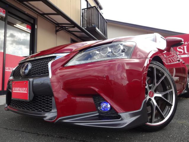 ＧＳ ＧＳ４５０ｈ　Ｆスポーツ　★サンルーフ★マーベリック２０インチＡＷ★ＨＫＳ車高調キットローダウン★ＴＲＤフルエアロ★ＴＲＤ４本出しマフラー★赤革★マークレビンソン★３眼ＬＥＤヘッドライト★純正ワイドナビ★フルセグ★ＤＶＤ★ＢＴ（9枚目）
