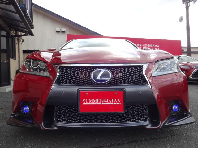 ＧＳ ＧＳ４５０ｈ　Ｆスポーツ　★サンルーフ★マーベリック２０インチＡＷ★ＨＫＳ車高調キットローダウン★ＴＲＤフルエアロ★ＴＲＤ４本出しマフラー★赤革★マークレビンソン★３眼ＬＥＤヘッドライト★純正ワイドナビ★フルセグ★ＤＶＤ★ＢＴ（20枚目）