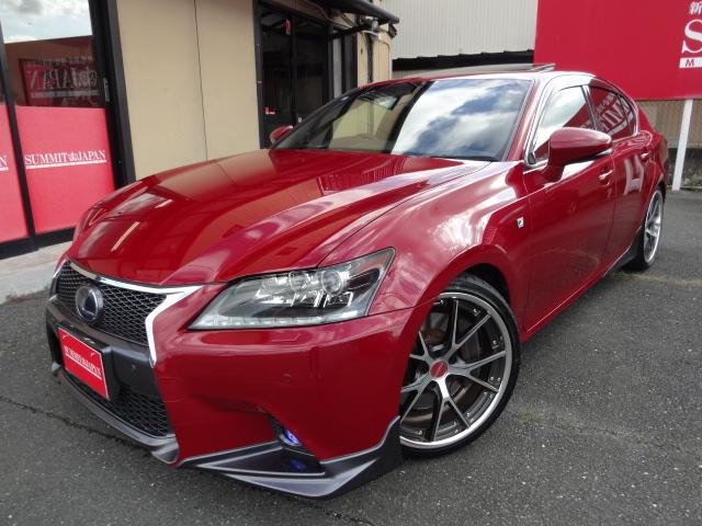 ＧＳ ＧＳ４５０ｈ　Ｆスポーツ　★サンルーフ★マーベリック２０インチＡＷ★ＨＫＳ車高調キットローダウン★ＴＲＤフルエアロ★ＴＲＤ４本出しマフラー★赤革★マークレビンソン★３眼ＬＥＤヘッドライト★純正ワイドナビ★フルセグ★ＤＶＤ★ＢＴ（22枚目）