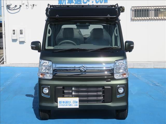 ＰＺターボスペシャル　４ＷＤ　届出済未使用車　新品社外１４ＡＷ　新品１．５インチリフトアップサス　新品マッドタイヤ　１５５／６５／１４　新品ワークキャリア　新品サイドオーニング　左オートステップ　保証書・取説(5枚目)