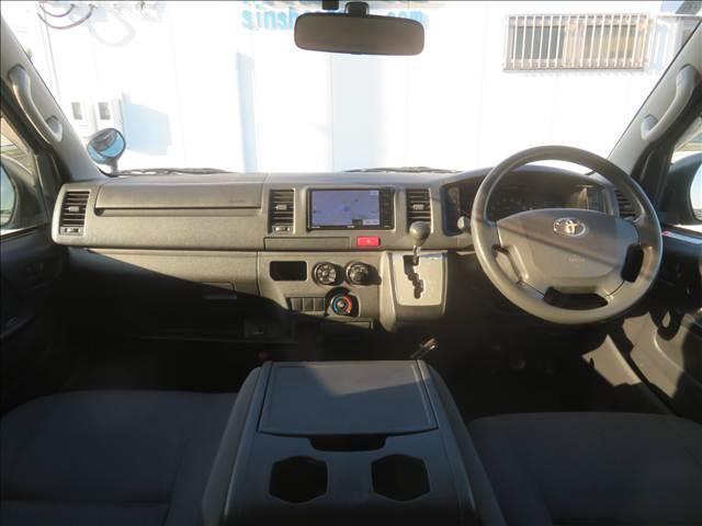 ハイエースバン DX GLパッケージ 4WD ディーゼル車 5ドア イクリプスナビ フルセグTV Bluetooth CD/DVD Bカメラ ETC 電格ミラー 社外LEDライト キーレス Wエアバック(3枚目)