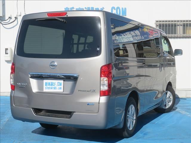 NV350キャラバンバン ロングプレミアムGXターボ エマージェンシーブレーキパッケージ ワンオーナー車 ディーゼル タイミングチェーン 純正ナビ フルセグTV Bluetooth Bカメラ ETC ドラレコ キセノン フォグ 社外15AW スマキー(2枚目)