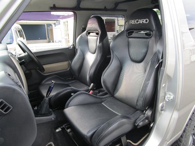 ジムニー ランドベンチャー アピオ前後バンパー リフトアップ ヨシムラマフラーレカロシート(12枚目)