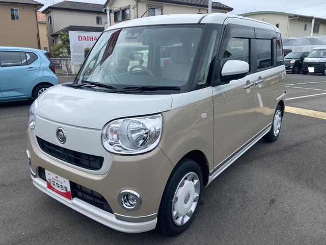 ムーヴキャンバス Ｘメイクアップリミテッド　ＳＡＩＩＩ　１４インチフルホイールキャップ　キーフリーシステム　両側パワースライドドア　オートエアコン（プッシュ式）　オートライト　置きラクボックス（7枚目）
