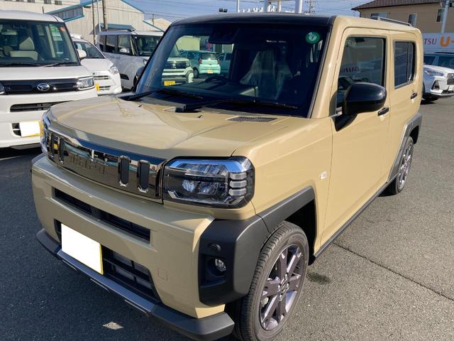 タフト G ダーククロムベンチャー 15インチアルミホイール オートレベリング機能付フルLEDヘッドランプ LEDフォグランプ 本革巻ステアリングホイール 本革巻インパネセンターシフト キーフリーシステム プッシュボタンスタート(7枚目)