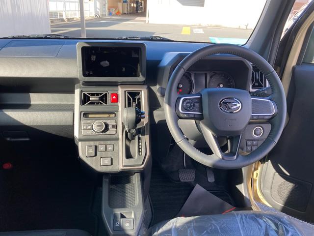 タフト G ダーククロムベンチャー 15インチアルミホイール オートレベリング機能付フルLEDヘッドランプ LEDフォグランプ 本革巻ステアリングホイール 本革巻インパネセンターシフト キーフリーシステム プッシュボタンスタート(15枚目)