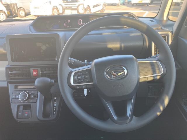 タント Ｘ　１４インチフルホイールキャップ　フルＬＥＤヘッドランプ　オート格納式カラードドアミラー　左側パワースライドドア　ＴＦＴカラーマルチインフォメーションディスプレイ　フルファブリックシート（16枚目）