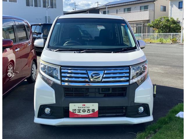 ムーヴ カスタム　Ｘ　ＳＡ　１４インチアルミホイール　スーパーＵＶＩＲカットガラス　ウレタンステアリングホイール　ウレタンインパネセンターシフト　ＬＥＤヘッドライト　キーフリーシステム　プッシュボタンスタート（3枚目）