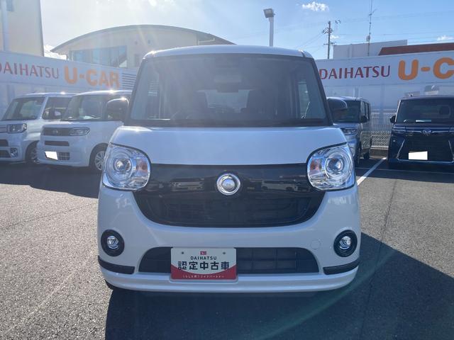 ムーヴキャンバス GブラックアクセントVS SAIII 14インチフルホイールキャップ LEDヘッドランプ キーフリーシステム 両側パワースライドドア オートエアコン(プッシュ式) オートライト 置きラクボックス(2枚目)