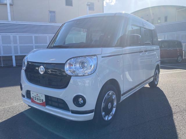 ムーヴキャンバス GブラックアクセントVS SAIII 14インチフルホイールキャップ LEDヘッドランプ キーフリーシステム 両側パワースライドドア オートエアコン(プッシュ式) オートライト 置きラクボックス(7枚目)