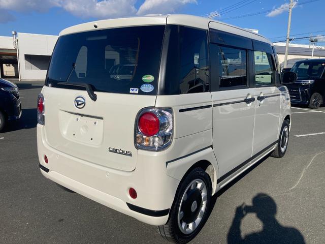 ムーヴキャンバス GブラックアクセントVS SAIII 14インチフルホイールキャップ LEDヘッドランプ キーフリーシステム 両側パワースライドドア オートエアコン(プッシュ式) オートライト 置きラクボックス(8枚目)