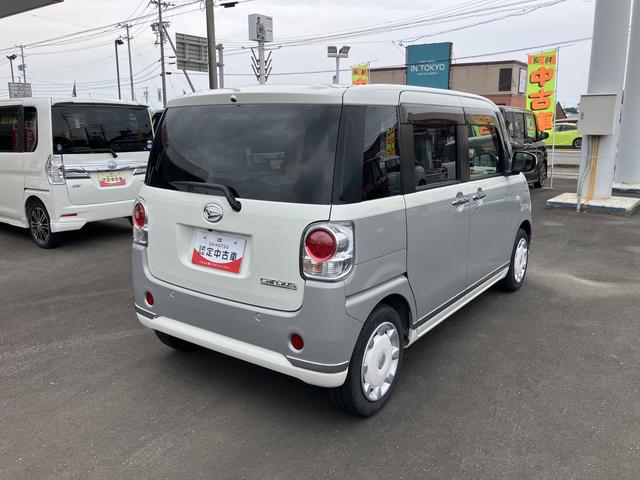 ムーヴキャンバス ＧメイクアップＶＳ　ＳＡＩＩＩ　１４インチフルホイールキャップ　ＬＥＤヘッドランプ　キーフリーシステム　両側パワースライドドア　オートエアコン（プッシュ式）　オートライト　置きラクボックス（7枚目）