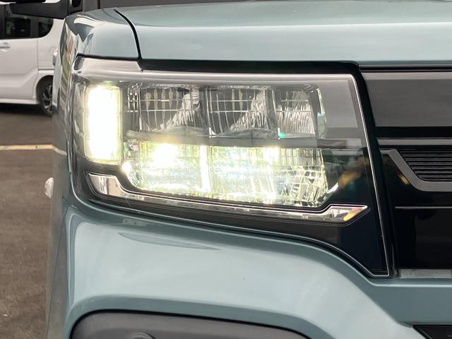 タント ファンクロスターボ 15インチアルミホイール キーフリーシステム プッシュボタンスタート オートエアコン(プッシュ式) フルLEDヘッドランプ オート格納式カラードドアミラー 本革巻ステアリングホイール(12枚目)