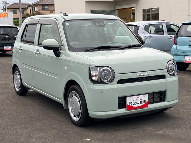 ミラトコット G リミテッド SAIII 14インチフルホイールキャップ オートエアコン(プッシュ式) UV&IRカットガラス キーフリーシステム LEDヘッドランプ USB電源ソケット(3枚目)