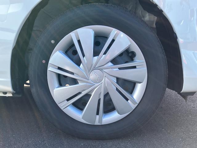 ミライース Ｘ　ＳＡＩＩＩ　１４インチフルホイールキャップ　ＬＥＤヘッドランプ　電動格納式（カラード）ドアミラー　自発光式デジタルメーターブルーイルミネーションメーター　マニュアルエアコン（ダイヤル式）　キーレスエントリー（8枚目）