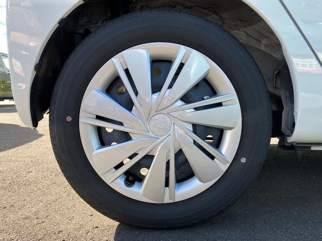 ミライース Ｘ　ＳＡＩＩＩ　１４インチフルホイールキャップ　ＬＥＤヘッドランプ　電動格納式（カラード）ドアミラー　自発光式デジタルメーターブルーイルミネーションメーター　マニュアルエアコン（ダイヤル式）　キーレスエントリー（10枚目）