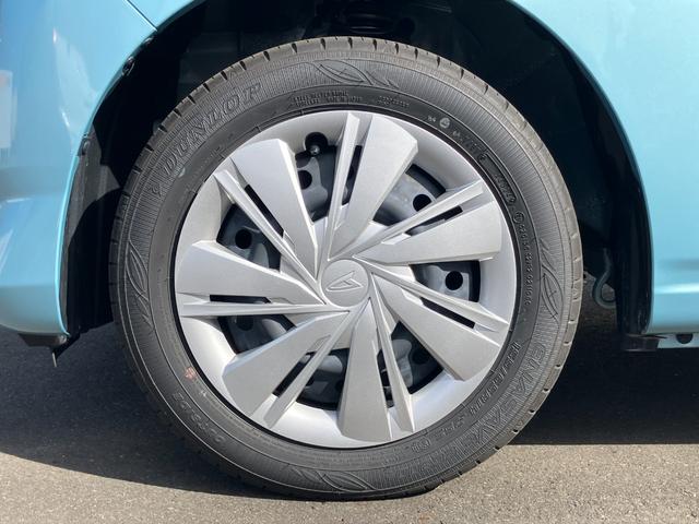 ミライース Ｘ　ＳＡＩＩＩ　１４インチフルホイールキャップ　ＬＥＤヘッドランプ　電動格納式（カラード）ドアミラー　自発光式デジタルメーターブルーイルミネーションメーター　マニュアルエアコン（ダイヤル式）　キーレスエントリー（8枚目）