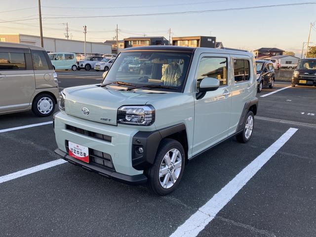 タフト Ｇ　ナビ付　ナビ　１５インチアルミホイール　オートレベリング機能付フルＬＥＤヘッドランプ　ＬＥＤフォグランプ　本革巻ステアリングホイール　本革巻インパネセンターシフト（6枚目）