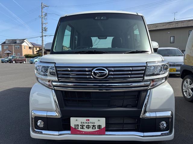 タント カスタムＸ　トップエディションＳＡＩＩＩ　１４インチアルミホイール　キーフリーシステム　パワースライドドア（片側）　オートエアコン（プッシュ式）　ＬＥＤヘッドランプ（2枚目）