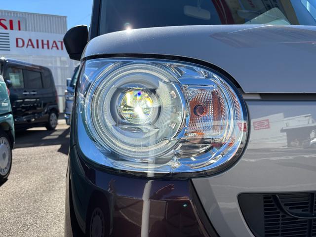 ムーヴキャンバス GブラックアクセントVS SAIII 雹害車 14インチフルホイールキャップ LEDヘッドランプ キーフリーシステム 両側パワースライドドア オートエアコン(プッシュ式) オートライト 置きラクボックス(9枚目)