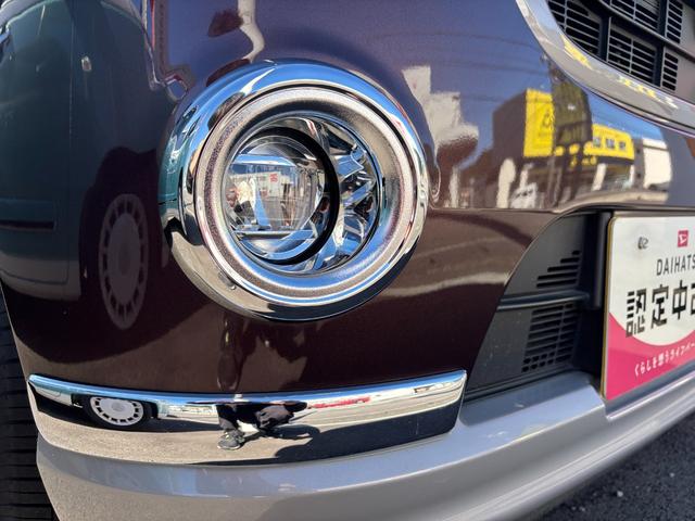 ムーヴキャンバス GブラックアクセントVS SAIII 雹害車 14インチフルホイールキャップ LEDヘッドランプ キーフリーシステム 両側パワースライドドア オートエアコン(プッシュ式) オートライト 置きラクボックス(10枚目)