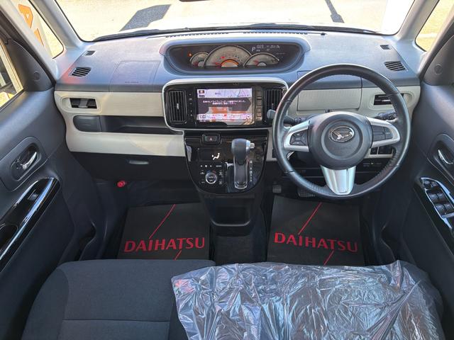 ムーヴキャンバス GブラックアクセントVS SAIII 雹害車 14インチフルホイールキャップ LEDヘッドランプ キーフリーシステム 両側パワースライドドア オートエアコン(プッシュ式) オートライト 置きラクボックス(15枚目)