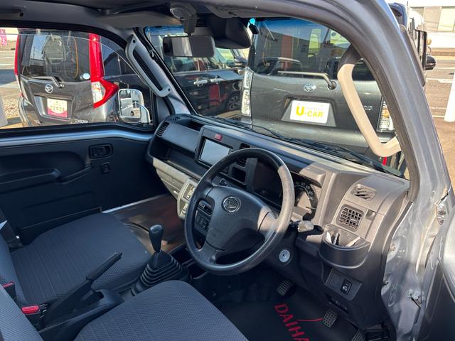 ハイゼットトラック エクストラＳＡＩＩＩｔ　２ＷＤ　ＭＴ　キーフリーシステム　マニュアルエアコン　パワーステアリング　パワーウィンドウ　ＵＶカットガラス　ハロゲンヘッドライト（34枚目）