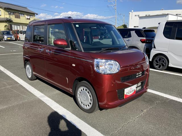 ムーヴキャンバス セオリーＸ　ナビ付　ナビ　１４インチフルホイールキャップ　キーフリーシステム　プッシュボタンスタート　ＵＶカットガラス　両側パワースライドドア　ハロゲンヘッドライト　ラゲージアンダーボックス（7枚目）