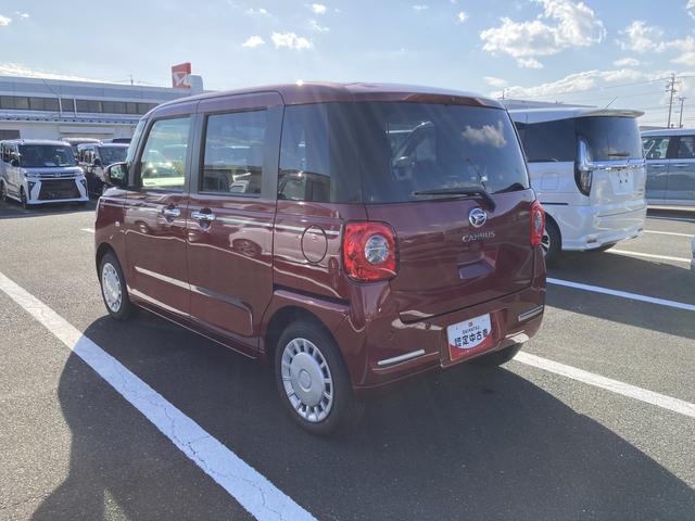 ムーヴキャンバス セオリーＸ　ナビ付　ナビ　１４インチフルホイールキャップ　キーフリーシステム　プッシュボタンスタート　ＵＶカットガラス　両側パワースライドドア　ハロゲンヘッドライト　ラゲージアンダーボックス（9枚目）