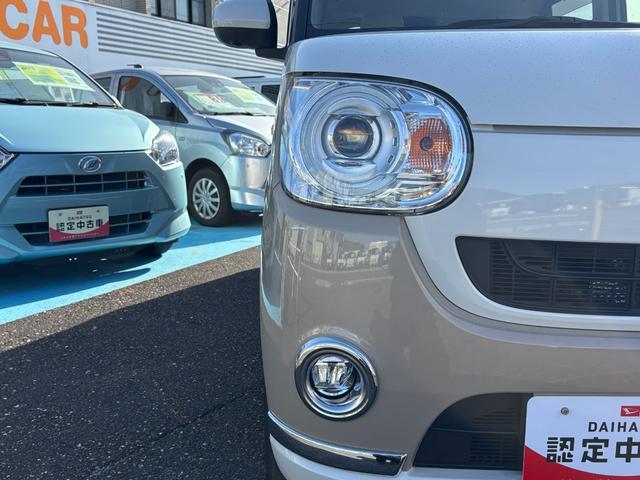 ムーヴキャンバス ＧメイクアップＶＳ　ＳＡＩＩＩ　１４インチフルホイールキャップ　ＬＥＤヘッドランプ　キーフリーシステム　両側パワースライドドア　オートエアコン（プッシュ式）　オートライト　置きラクボックス（7枚目）