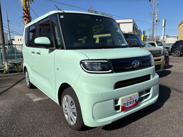 タント Ｘ　１４インチフルホイールキャップ　フルＬＥＤヘッドランプ　オート格納式カラードドアミラー　左側パワースライドドア　ＴＦＴカラーマルチインフォメーションディスプレイ　フルファブリックシート（3枚目）