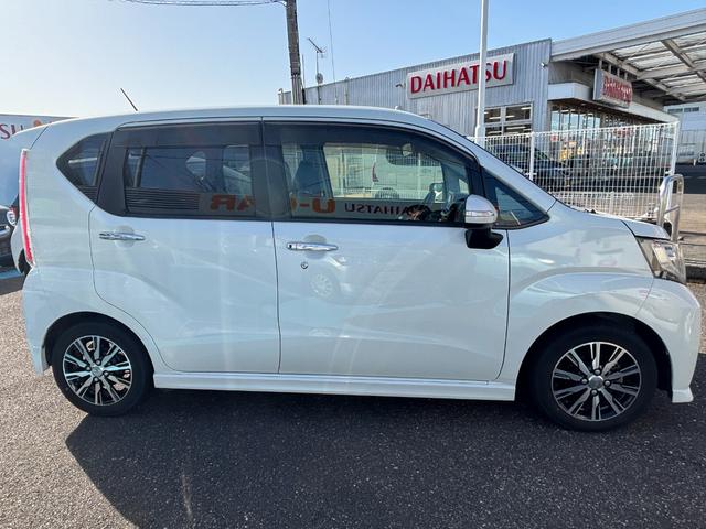 ムーヴ カスタム X ハイパーSAII 14インチアルミホイール スーパーUVIRカットガラス ウレタンステアリングホイール ウレタンインパネセンターシフト LEDルームランプ(4枚目)