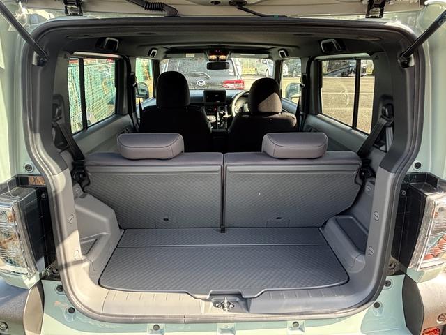 タフト Ｇ　ダーククロムベンチャー　メッキドアアウターハンドル　１５インチアルミホイール　オートレベリング機能付フルＬＥＤヘッドランプ　ＬＥＤフォグランプ　本革巻ステアリングホイール　本革巻インパネセンターシフト（35枚目）