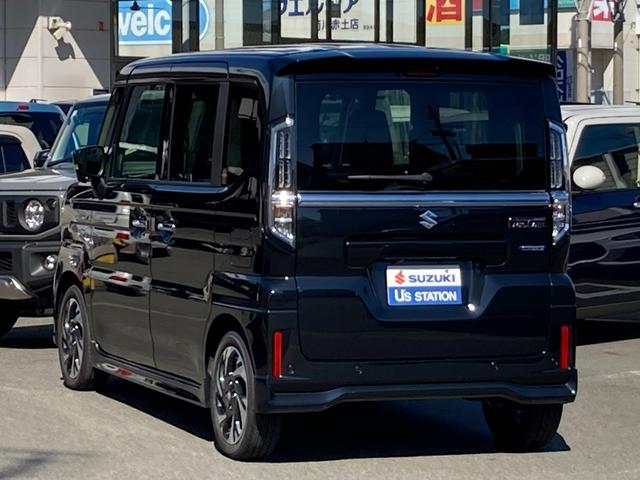 スペーシアカスタム カスタム　ＨＹＢＲＩＤ　ＸＳターボ　ナビ　全方位カメラ　オートライト　Ｂｌｕｅｔｏｏｔｈ　スライドドア　純正ナビ　プッシュスタート　シートヒーター　オートエアコン　禁煙車　衝突被害軽減システム　横滑り防止機能　衝突安全ボディ　盗難防止システム（10枚目）