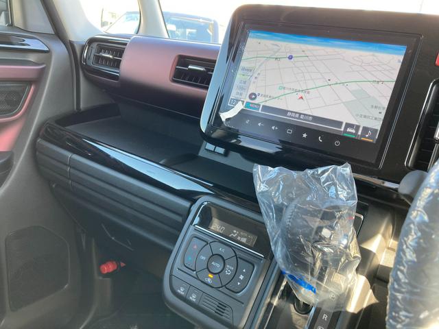 スペーシアカスタム カスタム　ＨＹＢＲＩＤ　ＸＳターボ　ナビ　全方位カメラ　オートライト　Ｂｌｕｅｔｏｏｔｈ　スライドドア　純正ナビ　プッシュスタート　シートヒーター　オートエアコン　禁煙車　衝突被害軽減システム　横滑り防止機能　衝突安全ボディ　盗難防止システム（19枚目）