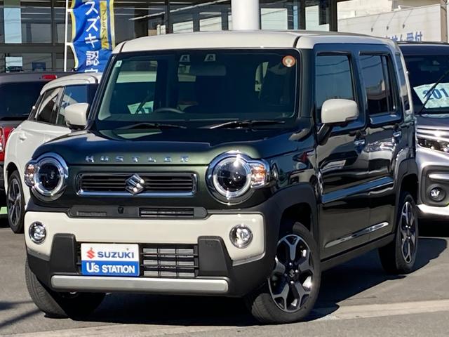 ハスラー ＨＹＢＲＩＤ　Ｘ　２ＷＤ　ＣＶＴ　全方位カメラ　ナビ装備　バックカメラ　オートライト　Ｂｌｕｅｔｏｏｔｈ　純正ナビ　プッシュスタート　シートヒーター　オートエアコン　禁煙車　衝突被害軽減システム　横滑り防止機能　衝突安全ボディ　盗難防止システム（2枚目）