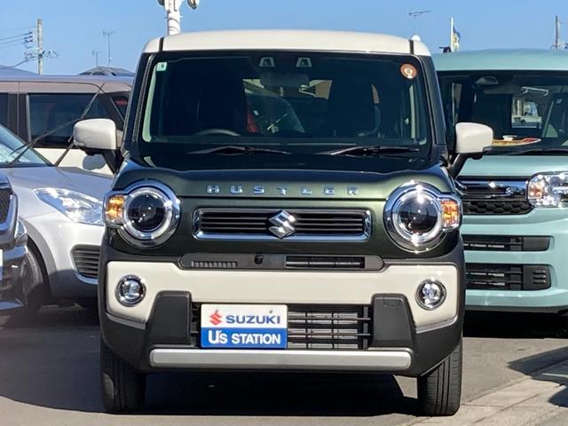 ハスラー ＨＹＢＲＩＤ　Ｘ　２ＷＤ　ＣＶＴ　全方位カメラ　ナビ装備　バックカメラ　オートライト　Ｂｌｕｅｔｏｏｔｈ　純正ナビ　プッシュスタート　シートヒーター　オートエアコン　禁煙車　衝突被害軽減システム　横滑り防止機能　衝突安全ボディ　盗難防止システム（4枚目）