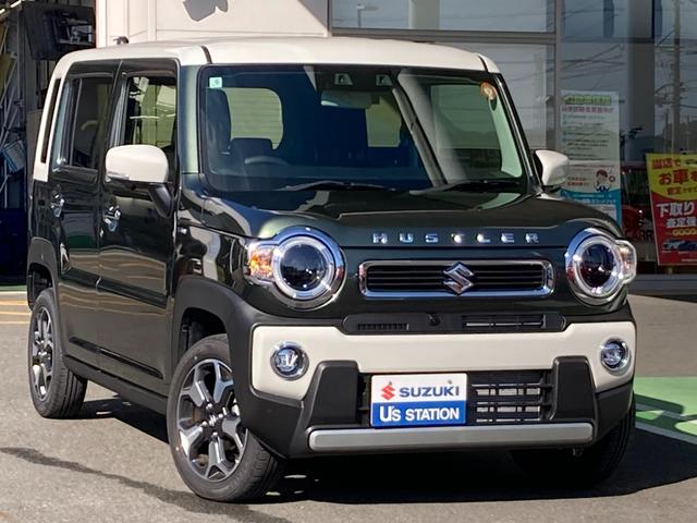 ハスラー ＨＹＢＲＩＤ　Ｘ　２ＷＤ　ＣＶＴ　全方位カメラ　ナビ装備　バックカメラ　オートライト　Ｂｌｕｅｔｏｏｔｈ　純正ナビ　プッシュスタート　シートヒーター　オートエアコン　禁煙車　衝突被害軽減システム　横滑り防止機能　衝突安全ボディ　盗難防止システム（5枚目）